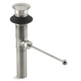 Premier Exposed 1.25" Pop-Up Bathroom Sink Drain With Overflow