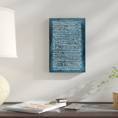 « graphic songbook ii », art textuel sur toile