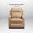 Harpster Leather Triple Power Recliner with Zero Wall and Concealed Footrests-110480079-110480080
