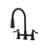 Ashfield Pull Down Double Handle Kitchen Faucet-35197639