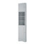 Armoire de salle de bain de coin peu encombrante | Conception à 2 portes avec tablettes réglables et rangement ouvert, solution de rangement haute polyvalente-1345763177-1357727266