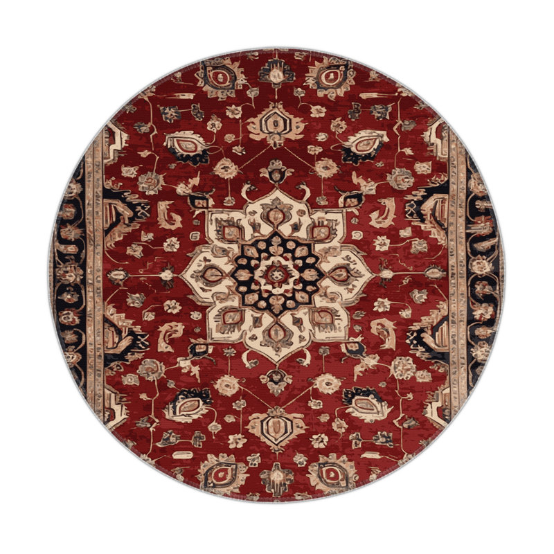 Turkish Brown Indoor and Outdoor Area Rug, Rectangle 3' x 5'