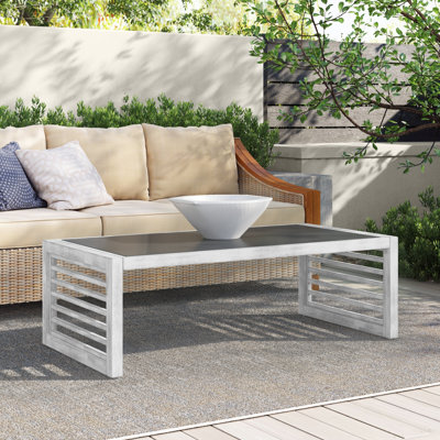 Table basse en aluminium thermolaqué Torland