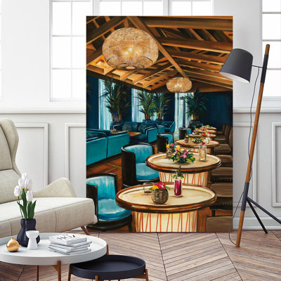 Luxurious Rum Retreat III On Canvas by Daleno Art Print
