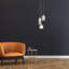 Suspension cylindrique en grappe 3 lumières Garnich