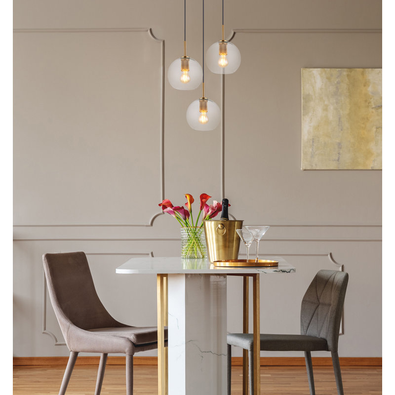 3 - Light Brass Pendant