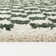 Wingate Green Checkered Shag Area Rug