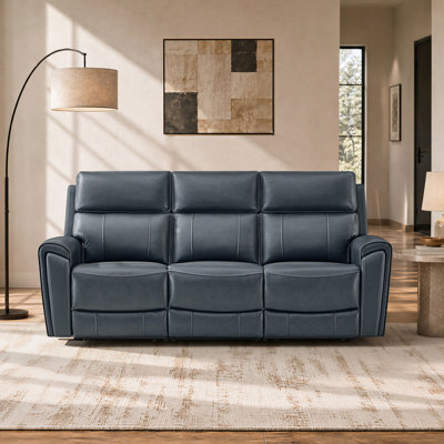 86.22'' 3-Seat Dual-Motor Power Reclining Sofa With Wall Hugger Design And Power Headrest