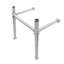 Pieds de lavabo console en acier inoxydable Kingston Brass Fauceture-50824165