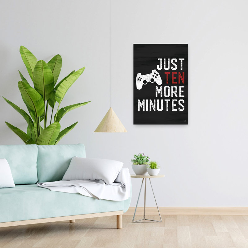 Just Ten More minutes, art contemporain abstrait, H 24 po x l 16 po
