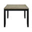 Table de salle à manger contemporaine avec base en bois pour la salle à manger