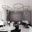 Suspenders 82" 12-Light 3000K Dimmable Integrated LED Chandelier-1965397056
