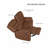Frithiof 59"Microfiber Manual Recliner Chair Reclining Loveseat-109025197