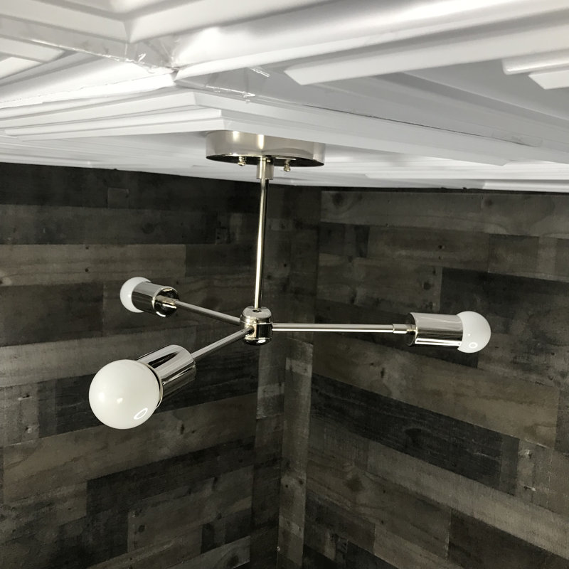 Lustree shpere 3 lumières spoutnik Mazie, null