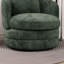 Fauteuil demi-tonneau pivotant en chenille Modern-481052752