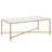 Henley 48" Glass and Steel Coffee Table-975230780