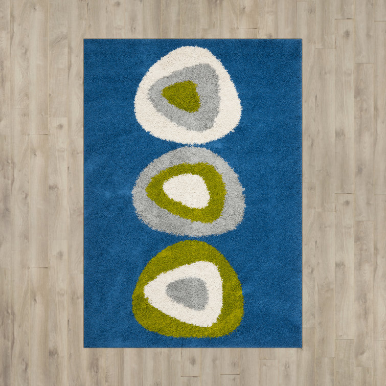 Shag Performance Geometric Rug