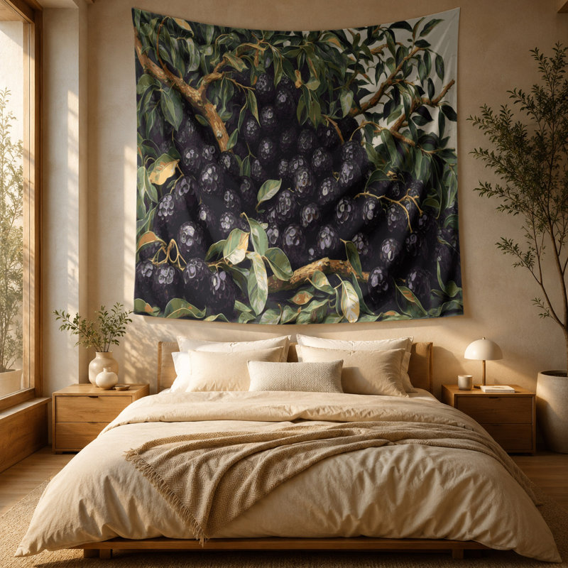 Tapisserie murale «Fruit Jaboticaba», 88 po x 104 po