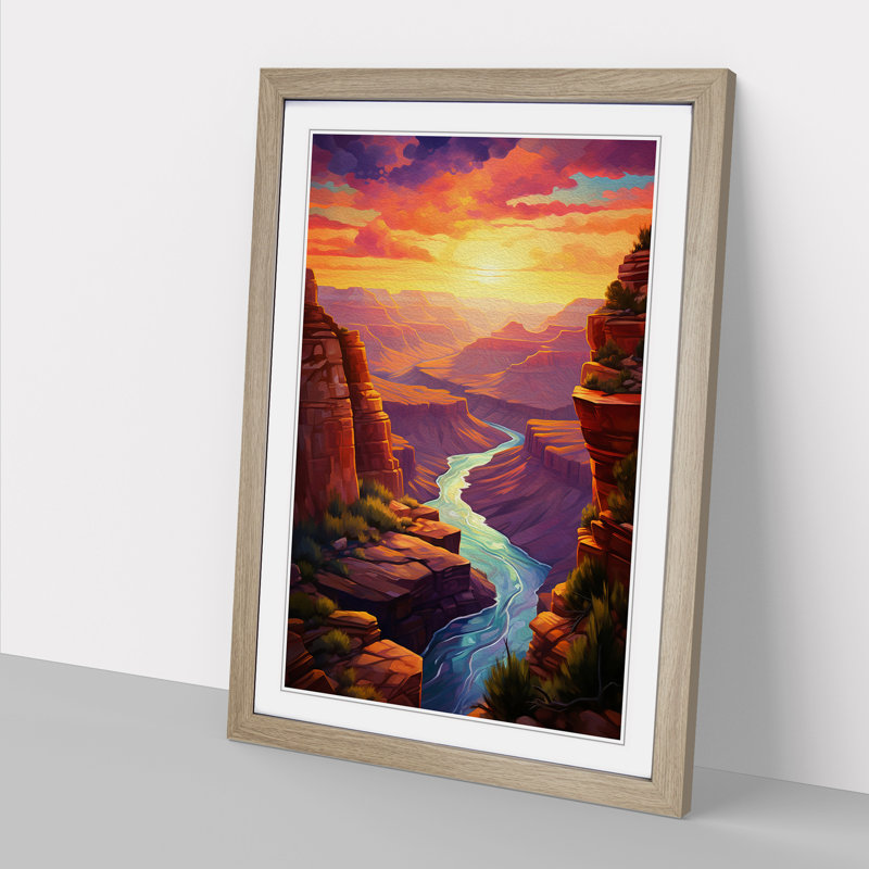 Grand Canyon Informel - Framed Print