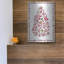 Art mural en métal The Holiday Aisle® «Stamped Stars Christmas Tree» par Andrea Strongwater-1977729573