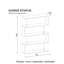 129cm H x 90cm W Wood Standard Bookcase-94817610