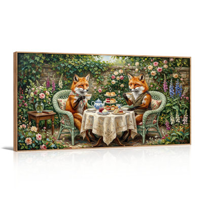 Ensemble de 1 tableau sur toile Fox Tea