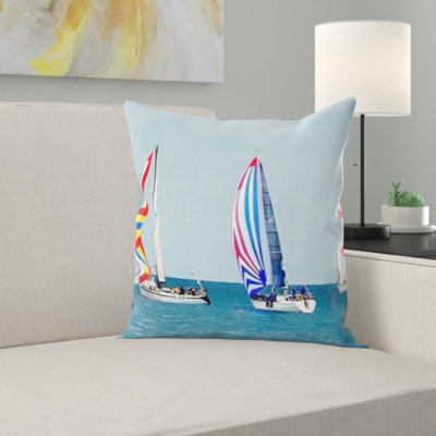 Microsuede Throw Pillow