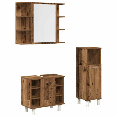 Asla Bathroom Storage Furniture Set