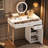 Versatile Makeup Vanity Desk With Adjustable Mirror And Ample Storage, Perfect For Bedroom Or Dressing Room.