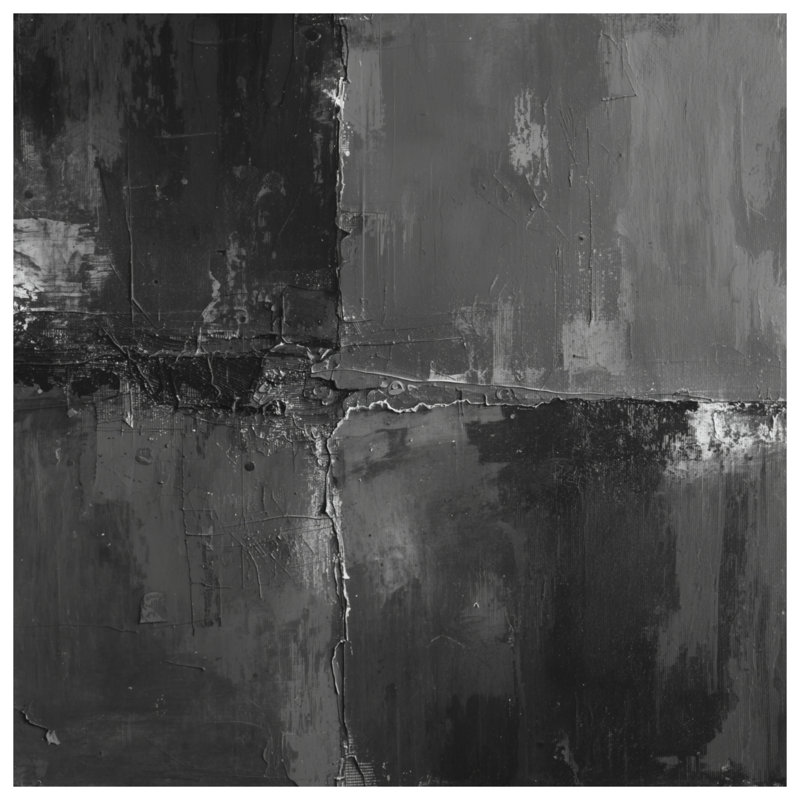 Housses de couette abstraites à texture monochrome, Lit simple