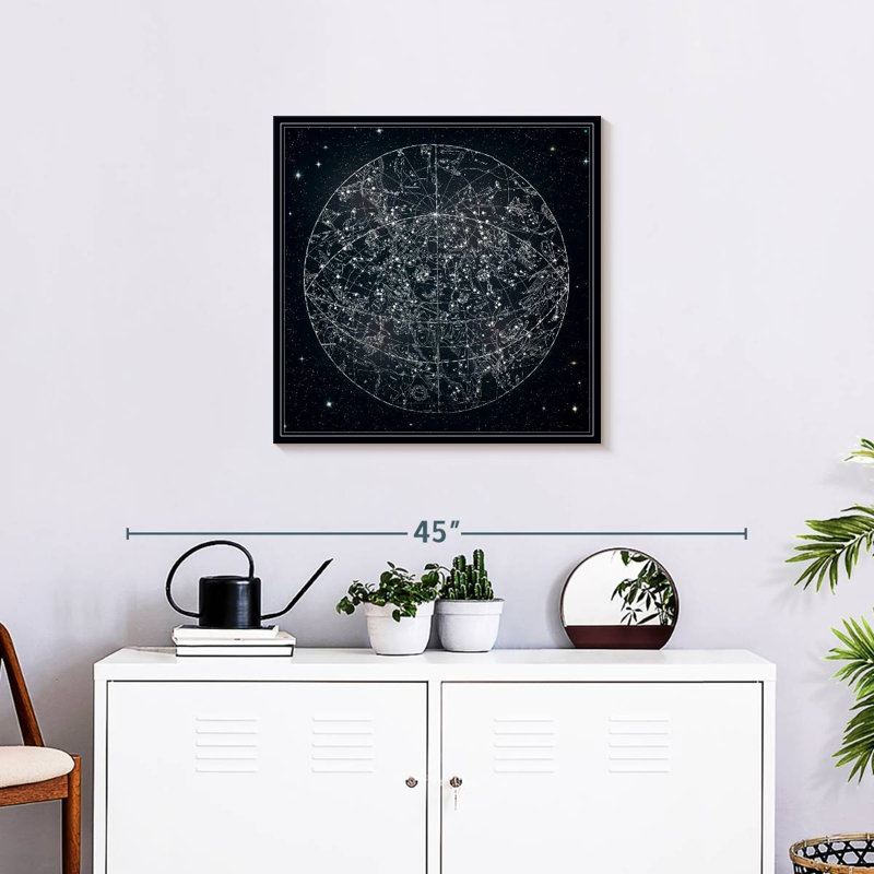 Oberle Constellation Map, 24" H x 24" W