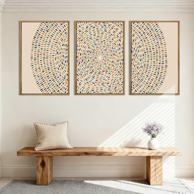 Jesus Feeds The 5000 Wall Art Framed,Large Christian Wall Decor Canvas,Abstract Jesus Art Print,Neutral Religious Easter Artwork Christian Faith Bible Painting For Living Room Bedroom 24"X36"