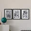 «Black and White Mix I», ensemble de 3 cadres photo-1033157669-1033157670