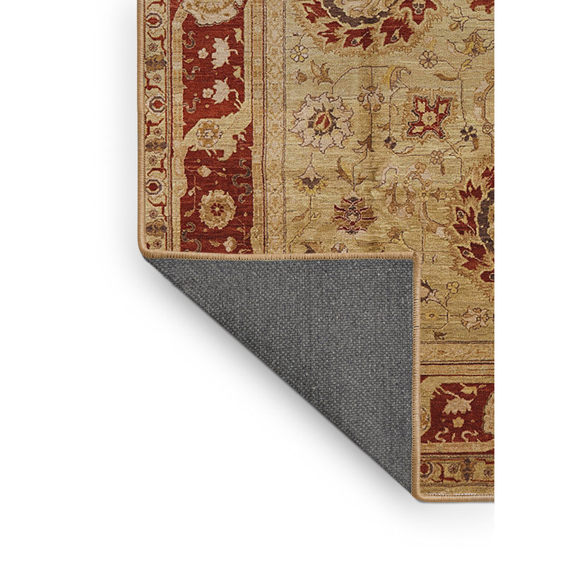 Tapis oriental brun / rouge Styrkar, Rectangle 7 pi x 10 pi