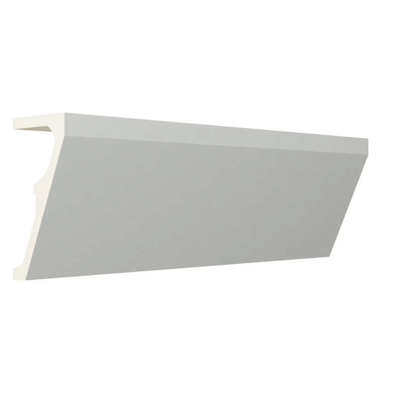 Moulure couronnée EnduraGlow Armain, compatible avec rétroéclairage DEL, H 3 1/8 po x P 6 po x L 94 1/2 po, uréthane apprêté