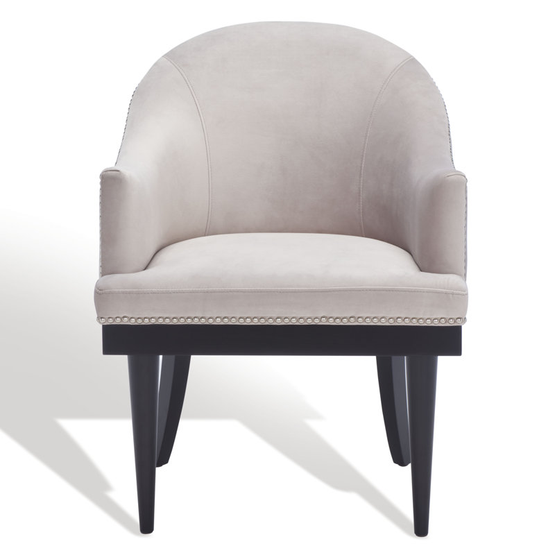Maynard Upholstered Arm Chair, Almond