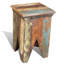 Tabouret en bois massif récupéré