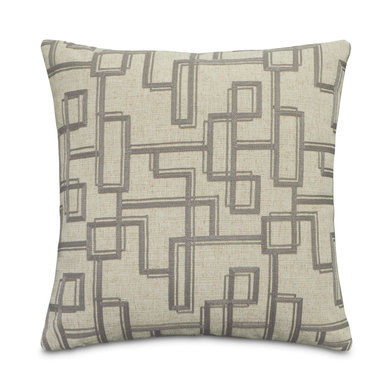 Michael Amini Keeley Embroidered Feather Reversible Throw Pillow Wayfair