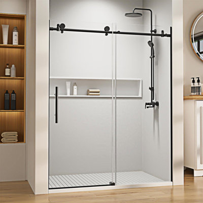 Single Sliding Frameless Shower Door