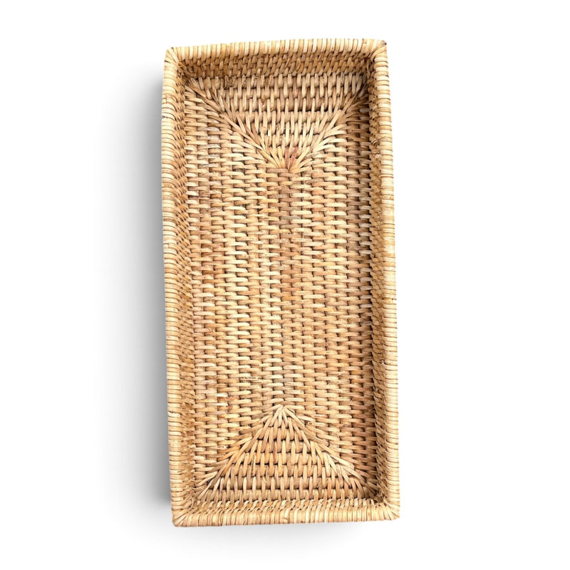 Plateau de bain rectangulaire, Naturel mat