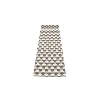 Tapis Dana gris chaud 2,25 x 8,25 pi