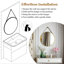 Wal Mirror Aluminium Round Mirror-114309180-114309174
