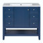 Ensemble de meuble-lavabo avec lavabo et trois tiroirs fonctionnels-94890084