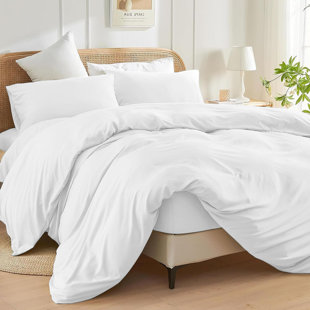 Luxurious 4-Piece Microfiber Duvet Complete Cover Set