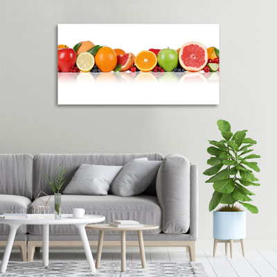 Colourful Fruits - Wrapped Canvas Print