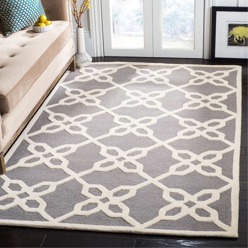 Hollins Cambridge Hand Tufted Wool Geometric Rug, Rectangle 4' x 6'