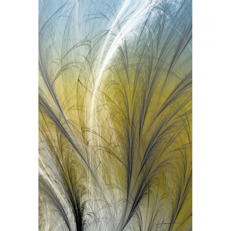 Fountain Grass III by James Burghardt - Wrapped Canvas Painting, 30cm H x 20cm W