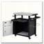 Chariot de barbecue 39,5 po avec tablette coulissante et housse imperméable 39,5 po