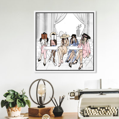 «Pretty Girl Book Club», reproduction d'impression sur toile