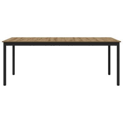 Metal Base Dining Table